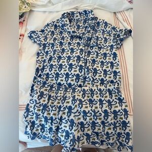 Blue Roller Rabbit Pajamas Size M